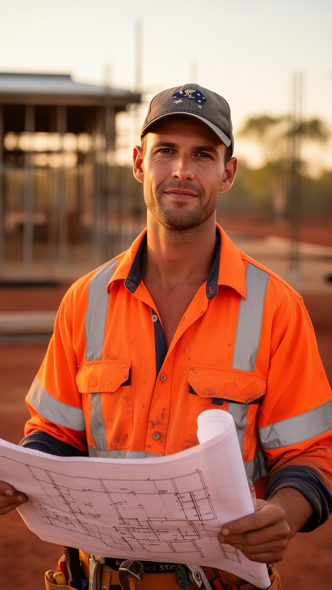 Northline Building Co tradesman on site